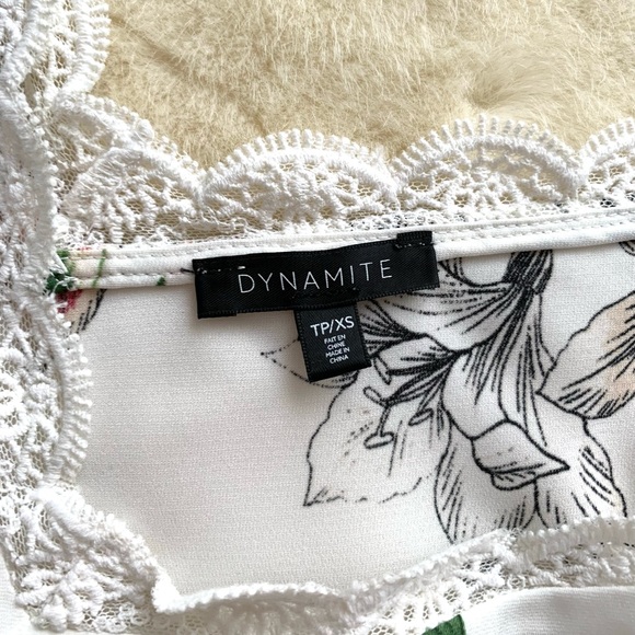 Dynamite Floral Spaghetti Strap Cami - Picture 5 of 5